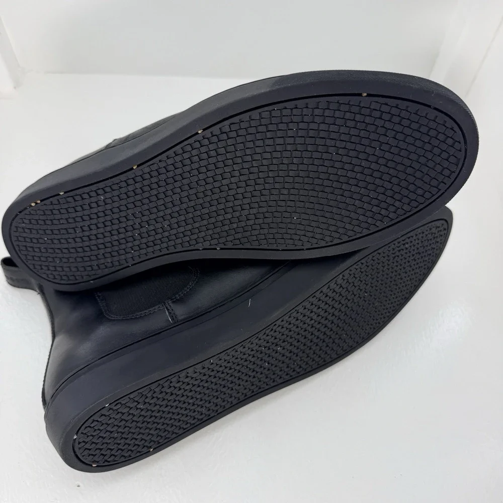 HELM x Death & Co Morris Black Chelsea Boots Mens 13 Leather Sneaker Sole Rare